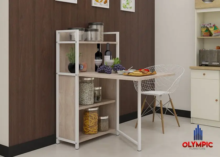 Meja Bar Lipat atau Portable untuk Mini Bar Dapur Kecil